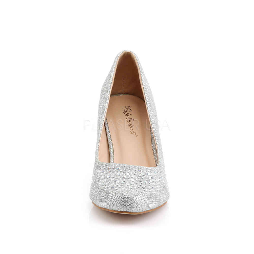 Pleaser - DORIS-06 Pumps - Zilverkleurig